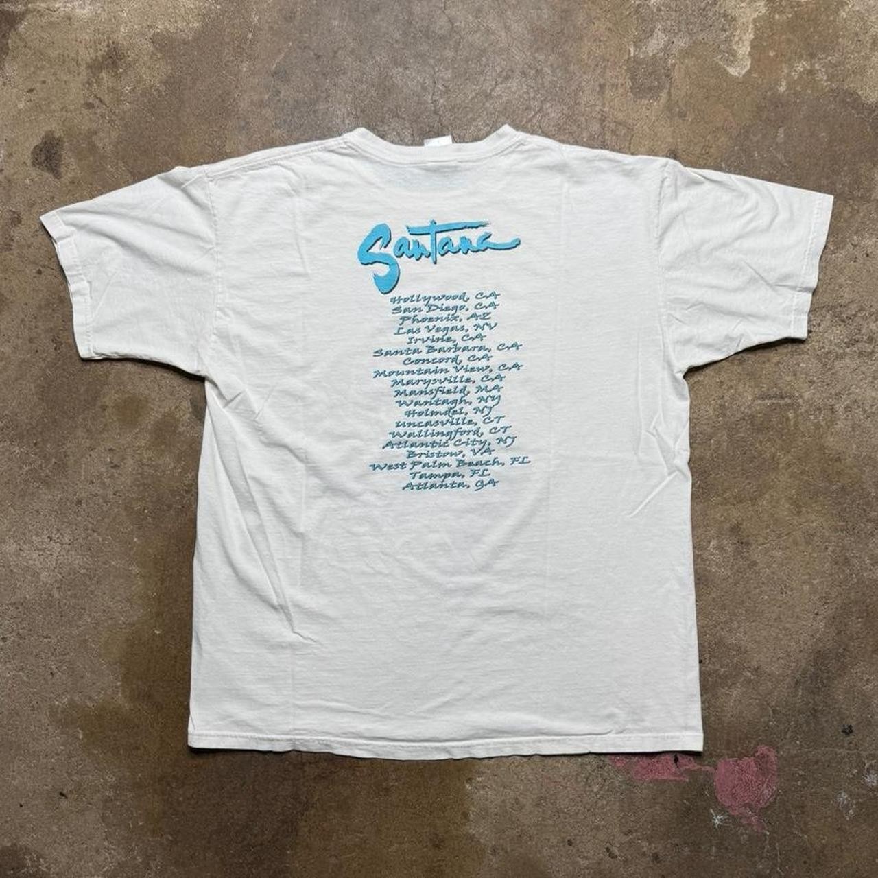 Vintage 90s Santana Band T Shirt - Gem