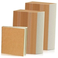  150 Pack Mini Notebooks Bulk Small Notepad Unlined Journals Pocket Blank Kraft