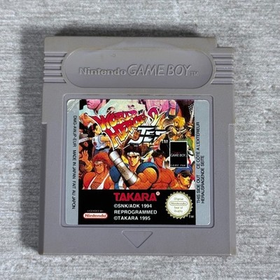 World Heroes 2 Jet Nintendo Game Boy Spiel - Cart Original DMG-AWJP-EUR Selten