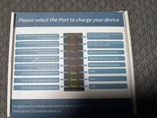 8-Port USB-C and USB-A Charging Station 2x 100W PD, 3x 65W PD, 3x 5V/4A USB 