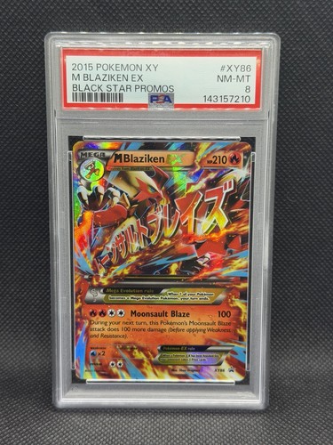 M Blaziken-EX graded PSA 8 for sale on eBay