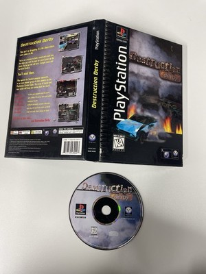 Destruction Derby (Sony PlayStation 1, 1995) PS1 LONG BOX