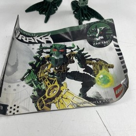 ORIGINAL RETRO LEGO BIONICLE USED Toy Set & Manual Retired - Piraka 8903 Zaktan
