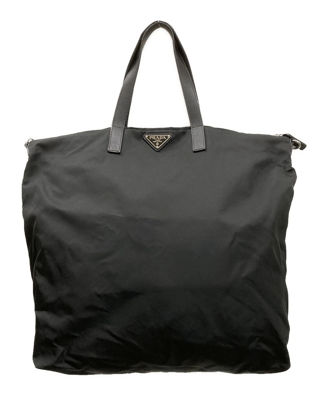 Prada — Prada 2-Way V906HF Black Bag #TFB4322
