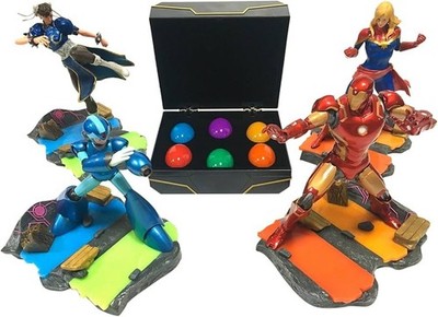 Marvel vs. Capcom: Infinite Collector's Edition - 4 Diorama Statues + Large...