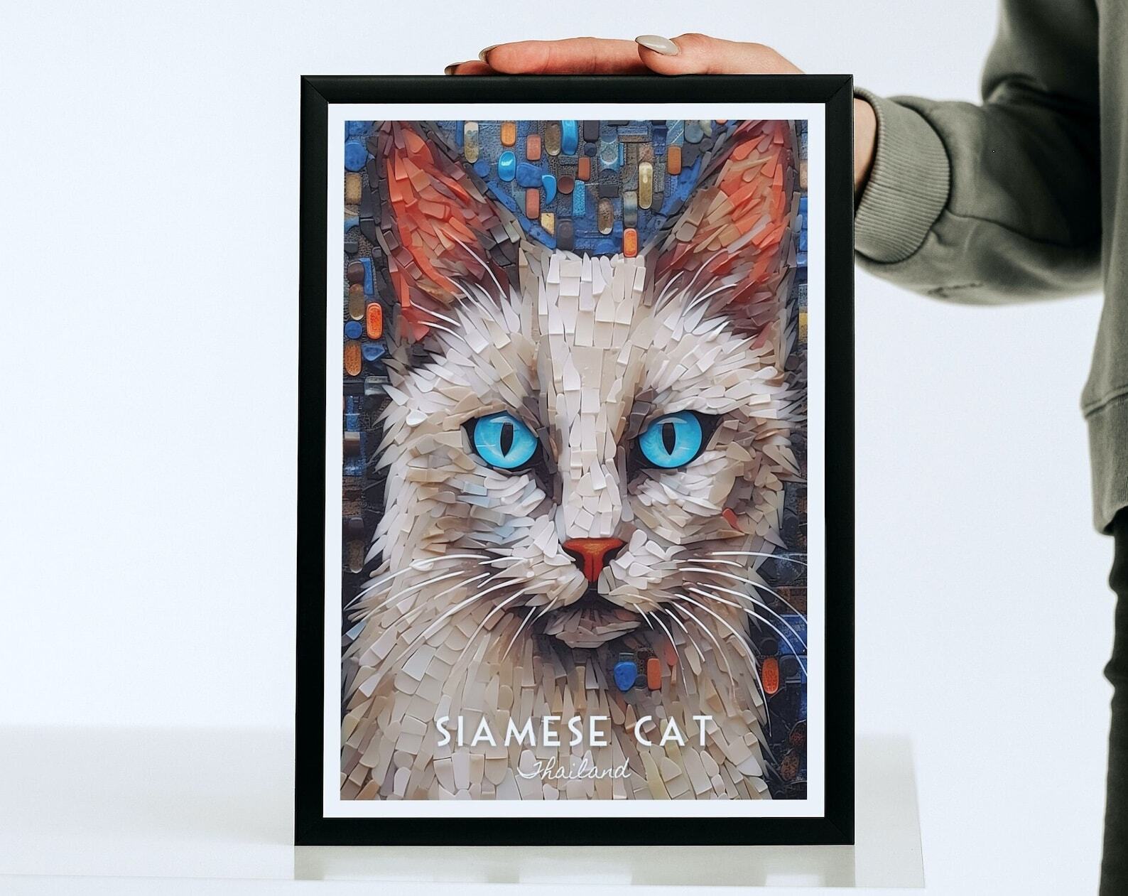 Cats Print Wall Art Print Bedroom Decor Mothers Day Gift Prints Decor Printable