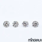 CVD LAB GROWN DIAMONDS GEMSTONE FACETED ROUND D-F CLARITY VS 4mm - 6.5mm WP02775