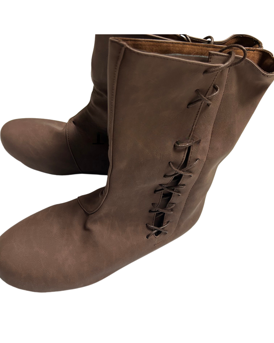 Jazz Shoes Vintage Medieval Costume Accessory Props Knight Boots