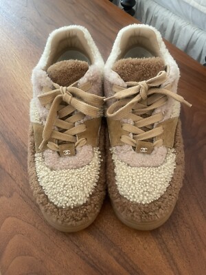 Chanel Shearling Trainers *SUPER RARE* Size