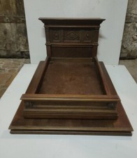 Raro Letto In Legno Originale Bambola Lenci Mod.557 Fioretta Del 1926