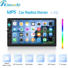 7 Inch Double 2 DIN Car MP5 Player Touch Screen Stereo Radio Mirror Link TF USB