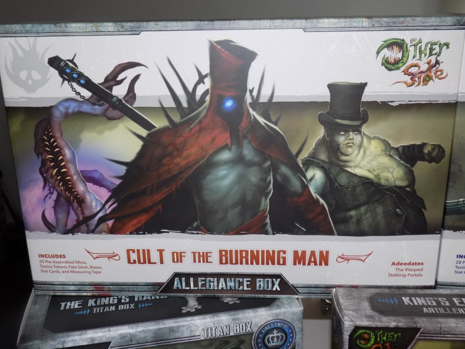 Wyrd The Other Side Allegiance Box Cult of Burning Man Kings Empire Dragoons