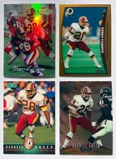 DARRELL GREEN 🏈 6 Card Lot, HOFer 🟥🟨 Washington Redskins