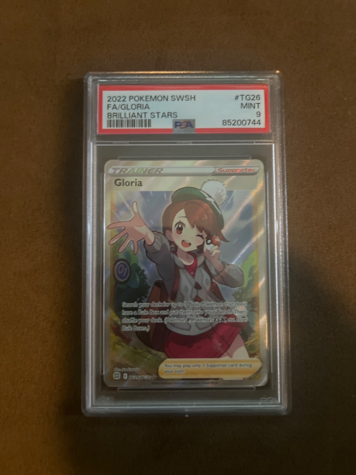 Pokemon Gloria Brilliant Stars Trainer Gallery Full Art #TG26 PSA 9 Mint