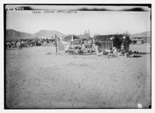 8" x 10" Photo 1910 Yaqui Indian Camp, Ortiz