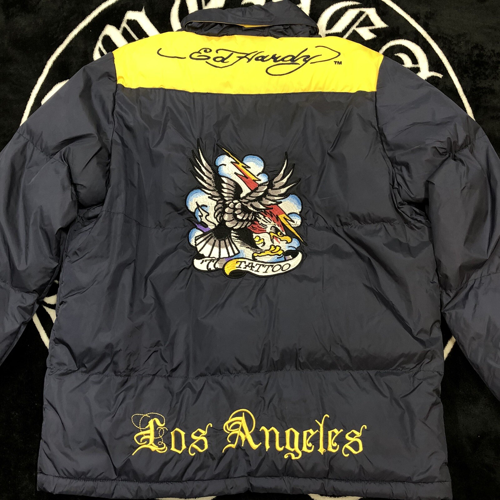 ☣︎ Rare Vintage Ed Hardy Reversible Puffer Jacket  ☣︎ image 4