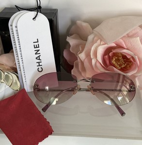 chanel rose sunglasses