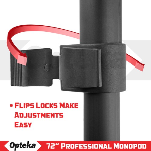 Opteka 72" Photo / Video Camera Professional Monopod with Quick Release - 第 3/8 張圖片