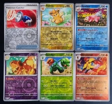 Pokemon Scarlet & Violet Base Set REVERSE HOLO Foil SVI Singles You Pick