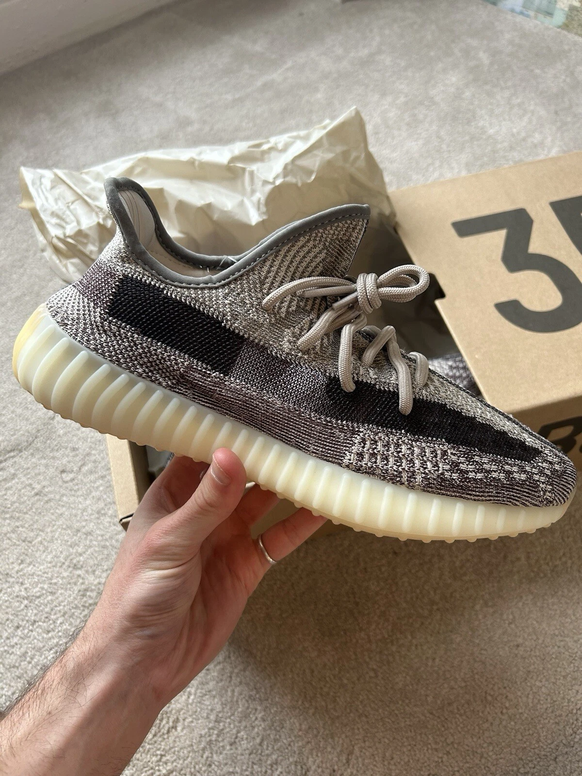 Adidas Yeezy Boost 350 v2 Zyon FZ1267 UK 9 Nuove ?️