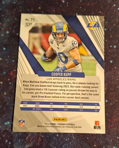 Cooper Kupp 2023 Panini Phoenix Base SP #71 - Picture 2 of 2