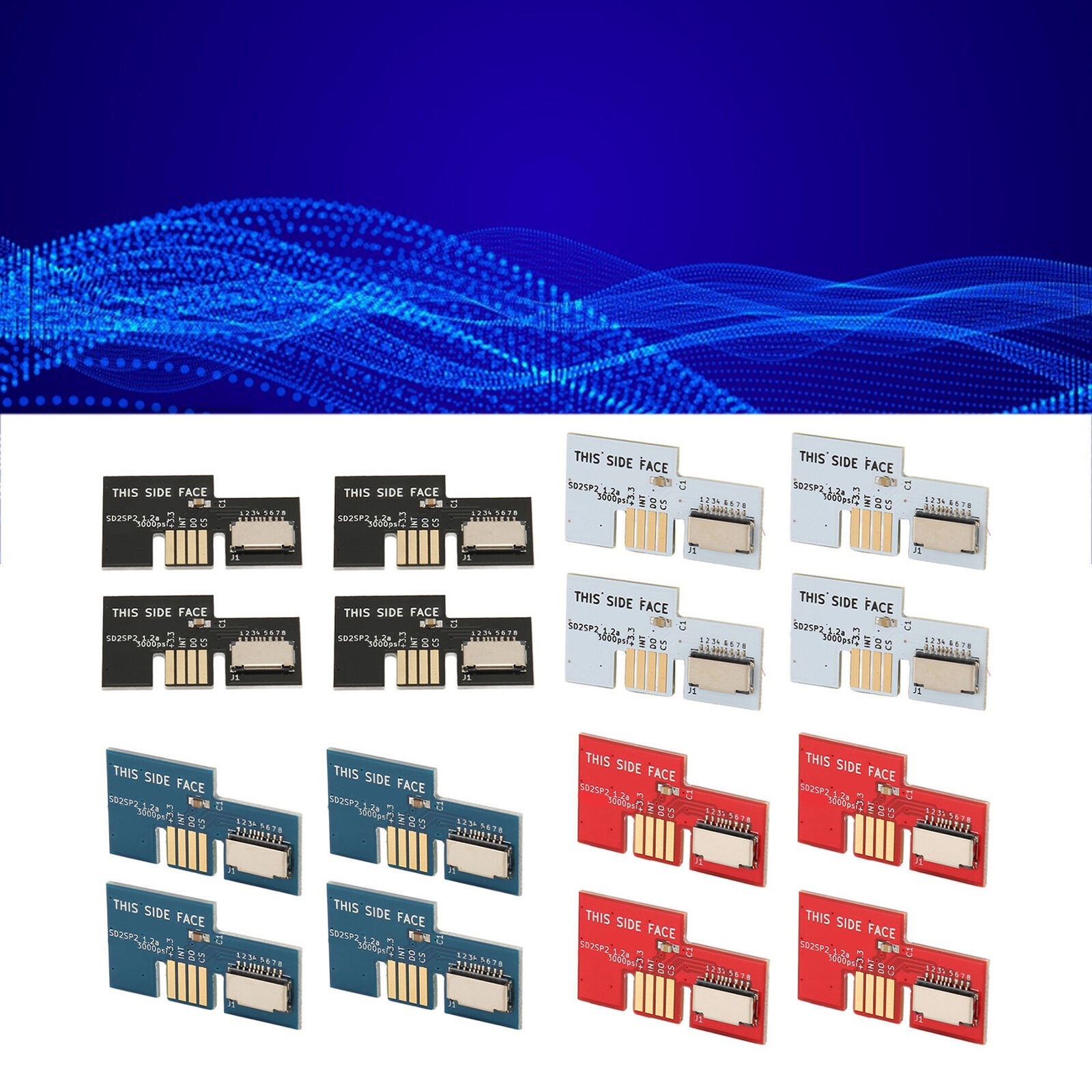 Console Micro Storage Card Adapter Game Console Memory Card Reader for GC SD2SP2