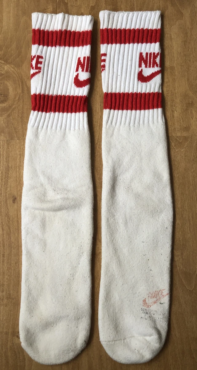 Red white nike socks store