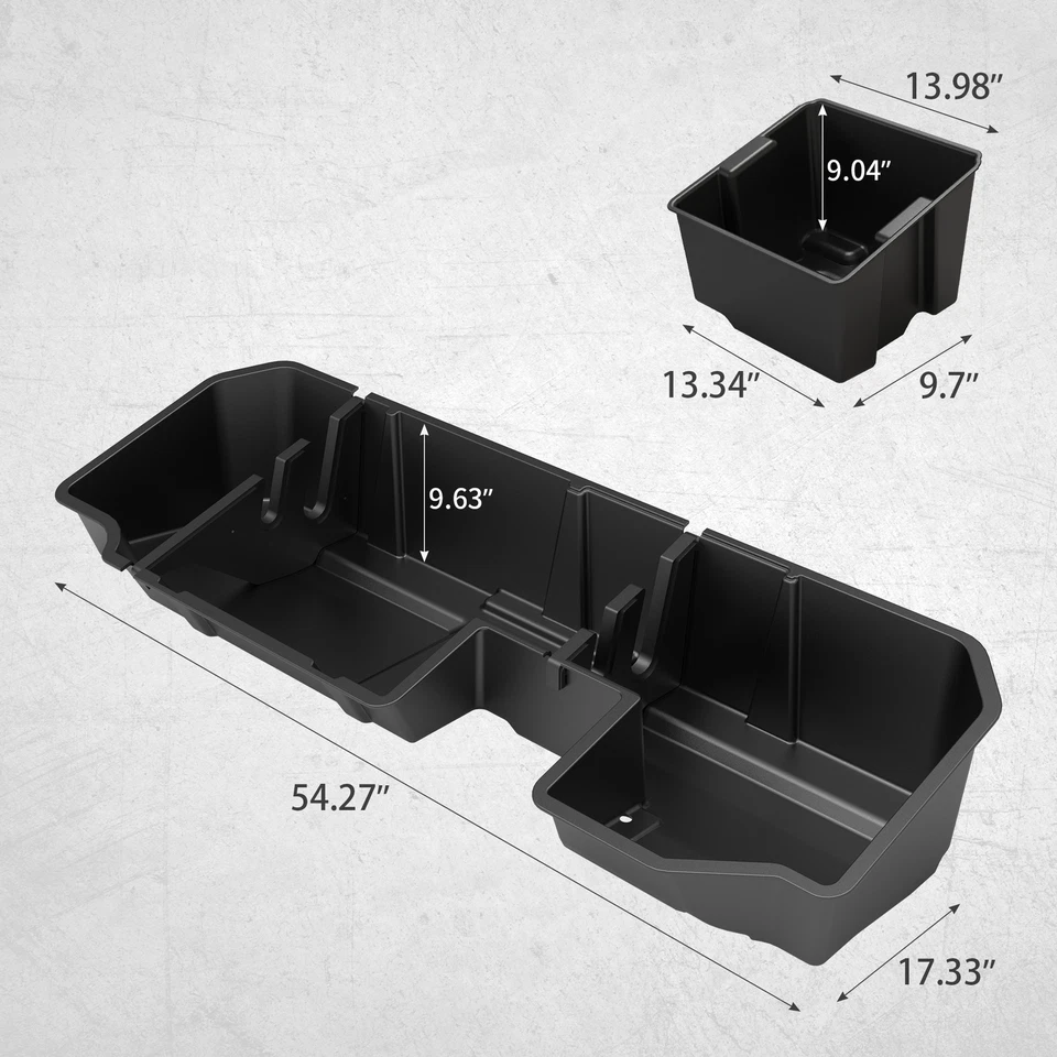 Rear Under Seat Storage for 2019-2025 Silverado Sierra 1500 20-24 2500HD 3500HD - Image 4 of 4