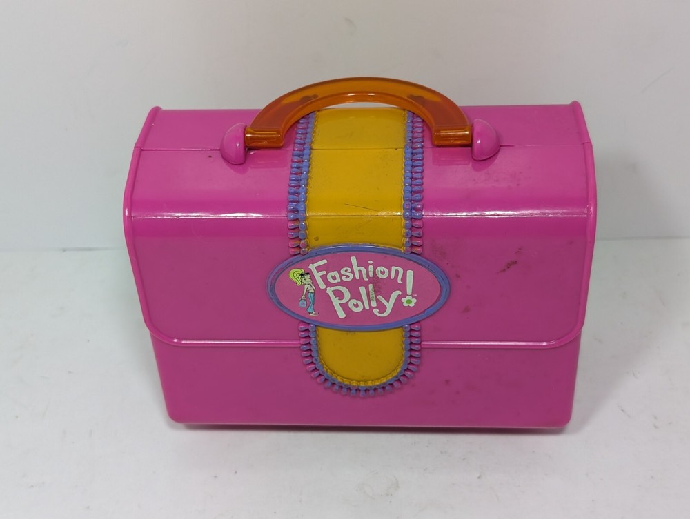 Complete Mattel Polly Pocket 2000 Super Stylin' Bedroom Playset Purse Case