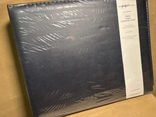 The Paper Studio 3-Ring 12x12 Scrapbook Album Navy Blue With Label Organizer