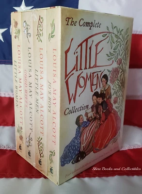SEALED Alcott Little Women Little Men Jo's Boys Good Wives Paperback Box Set - 4