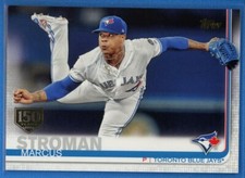 2019 Topps Series 1 150th Anniversary Gold Stamp #37 Marcus Stroman Blue Jays