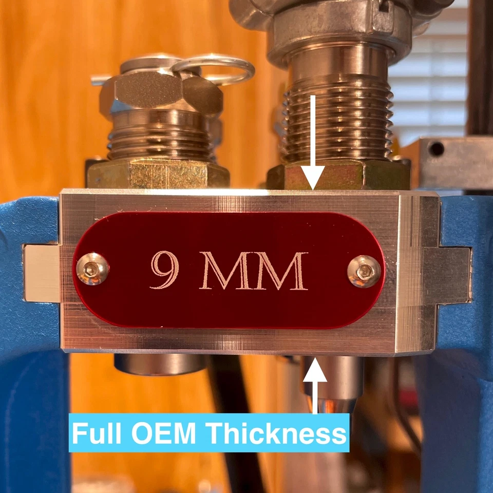 Cabezal de herramienta de precisión Dillon RL550B/C mecanizado Billet, (1,08 grueso como OEM) EE. UU. Foto 2 de 4