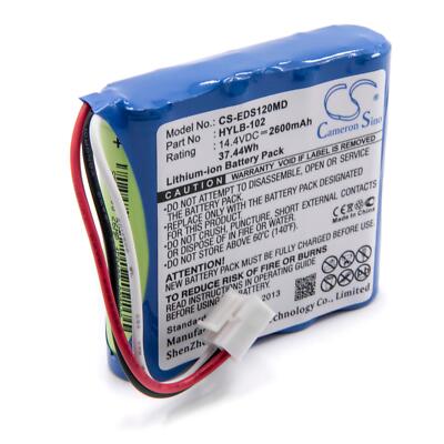 Akku für Edan M3 SE-100 SE-1200 M3A Vital Signs Monitor SE-1 2600mAh