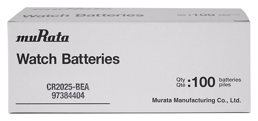 100 Pila Renata CR2025 Litio 3V Cr 2025 Batteria Per Telecomando Auto