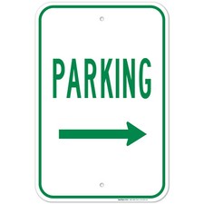 Right Arrow Parking Sign,