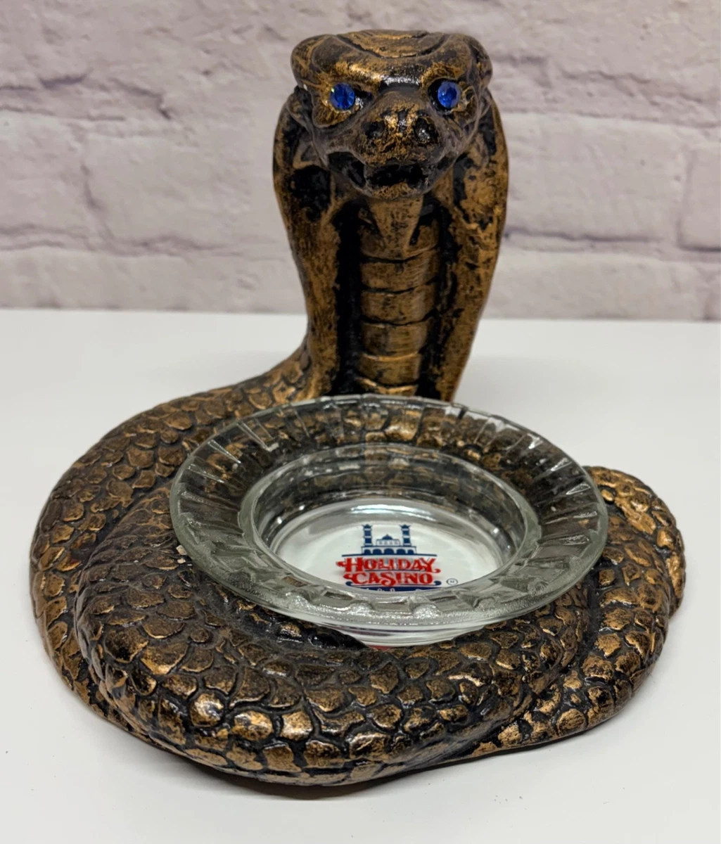 WACKOMARIAWOLF’S HEAD / SNAKE ASHTRAY新品 Fangsues Snake Cobra Shaped Cigarette Ashtray Creative Desktop