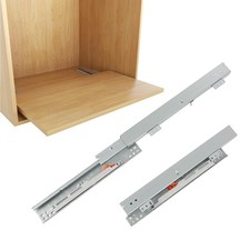 Undermount Drawer Slide Bottom Mount Pull Out Shelf Slides Full Extension Sof...
