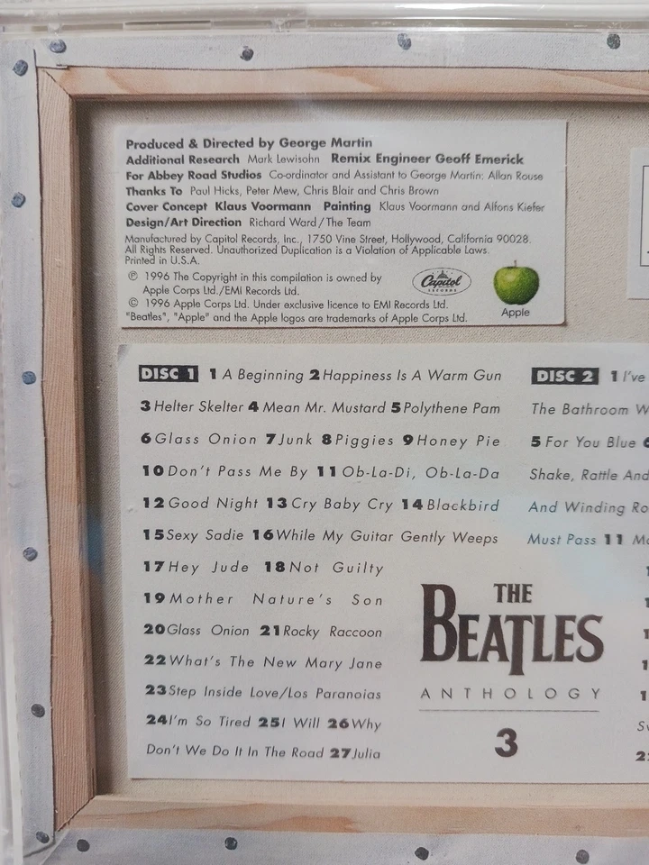 The Beatles (Anthology 3) CD 2-Disc Set 50 Tracks 1996 Rock Pop BRAND NEW SEALED - Image 3 of 4