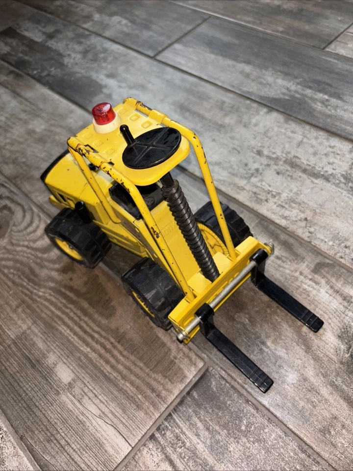 Empilhadeira Tonka # 52900 • XR-101 • Brinquedo de metal de aço prensado • Vintage dos anos 1970 - Imagem 4 de 4