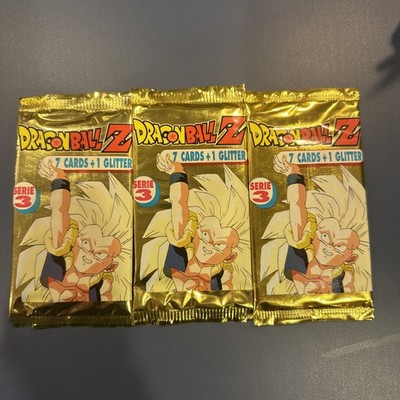 Dragonball Z Panini GOLD - 3 packs dragon ball 8 cards per pack Serie 3