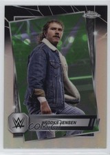 2025 Topps Chrome WWE Neon Green & Black Refractor Brooks Jensen #169 9bg