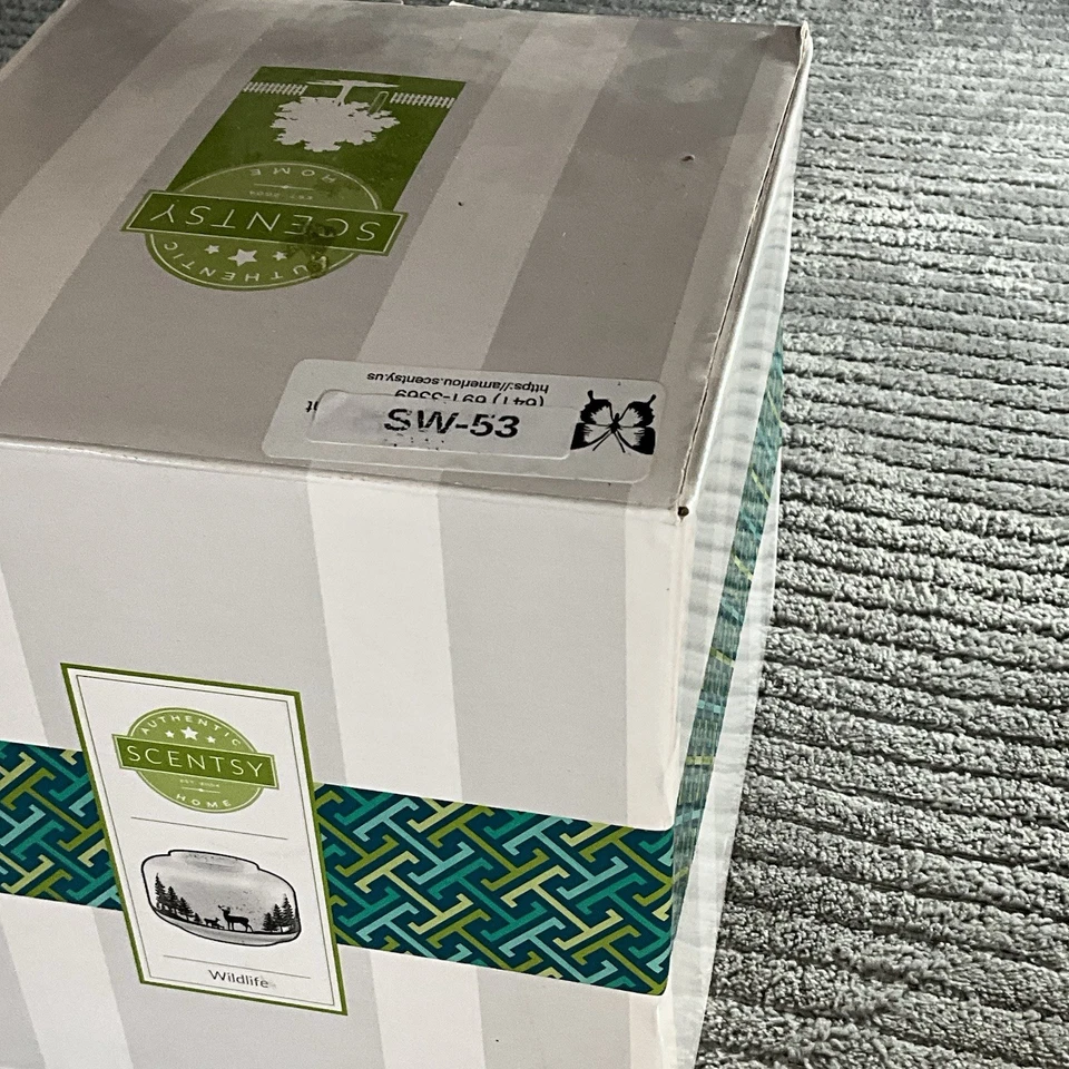 Calentador de cera grande esmerilado Scentsy Wildlife Woodland Magic Silhouette Foto 2 de 2