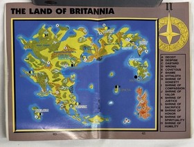 Ultima Quest of the Avatar - The Book of Lore Manual Only Nintendo NES