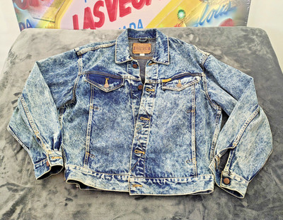 Vtg Edwin Denim Jacket Mens Small Button Front Trucker Jean Western Style Japan