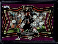 2024-25 Panini Select FIFA Ethan Nwaneri Field Purple Mojo #234 Arsenal
