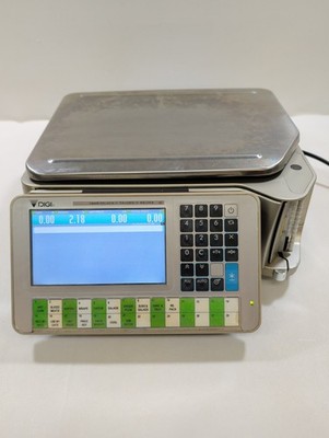 DIGI SM-5000 Deli Commercial Scale w/Label Printer & Touchscreen, Complete Reset