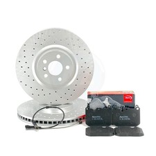 FÜR MINI COUNTRYMAN F60 JOHN COOPER WORKS GELOCHTE BREMSSCHEIBEN BELÄGE VORNE 360mm