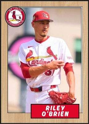 2026 Riley O'Brien Future Stars Rookie Card #61 St Louis Cardinals