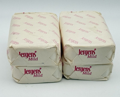 Vintage Jergens Mild Soap Bar Lot of 4 Full Size 90s Made in USA
